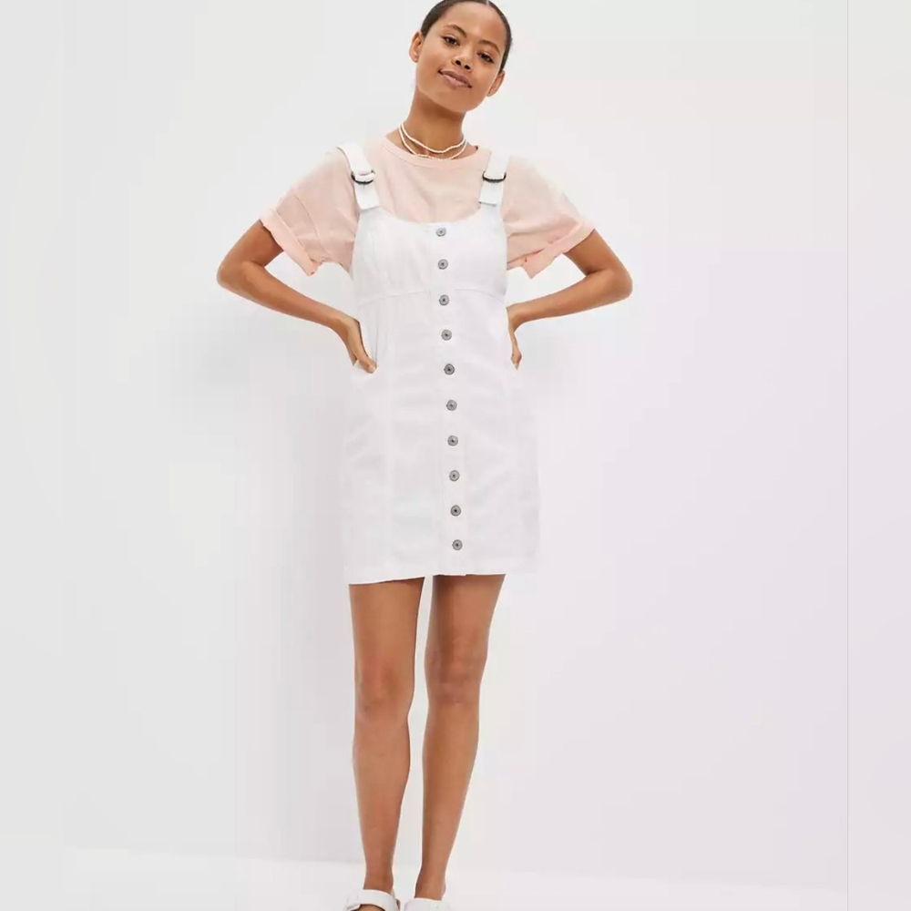 American eagle outfitters denim mini dress